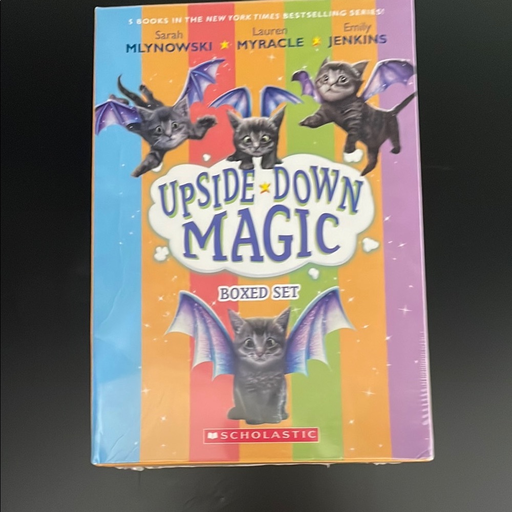 Scholastic Upside-Down Magic Boxed Set with Vibrant Colors